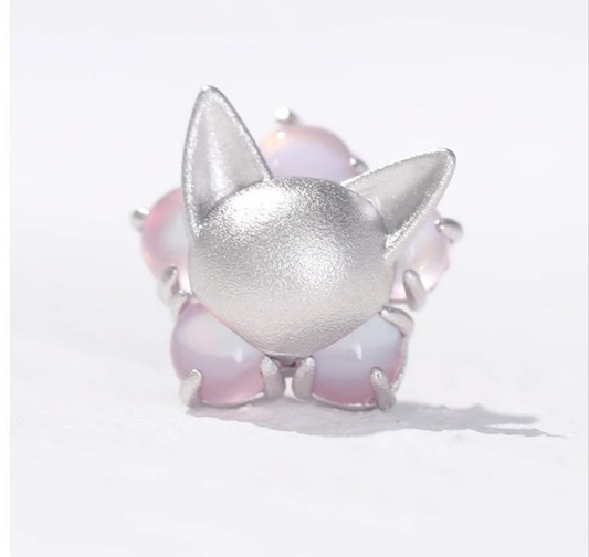 Cute Cat Sterling Silver 925 Stud earrings