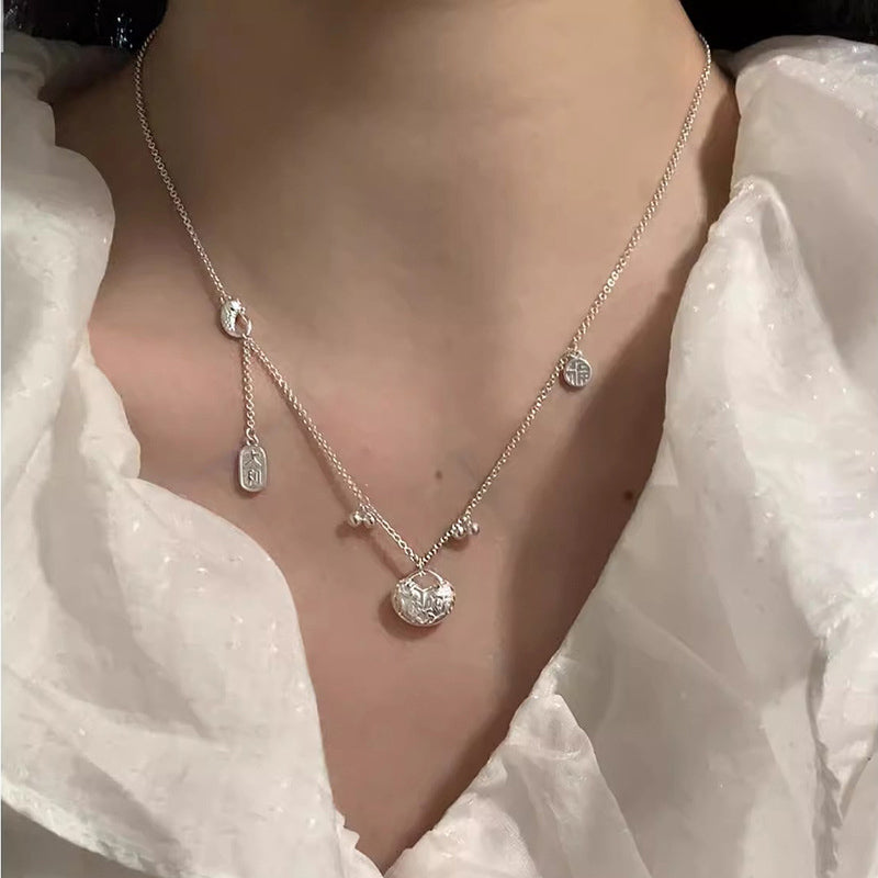 Good luck charm Necklace Sterling Silver 925