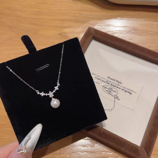 Oceania 925 Sterling Silver Necklace with lab Certificate