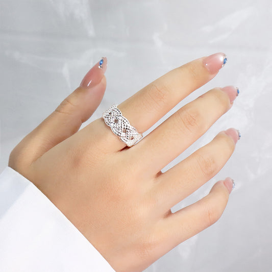 Woven Promise Sterling Silver Ring