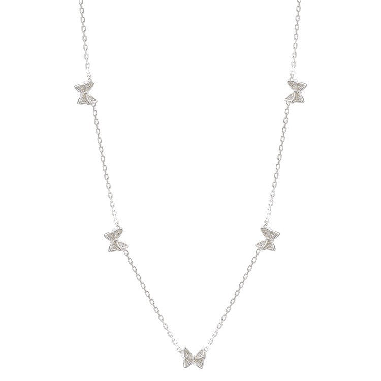 Butterfly Sterling Silver 925 Necklace