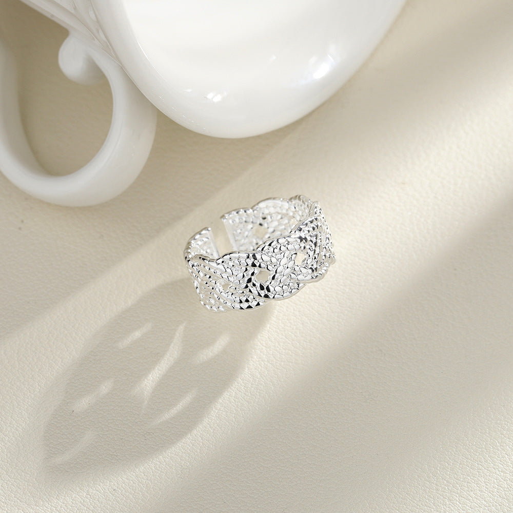 Woven Promise Sterling Silver Ring