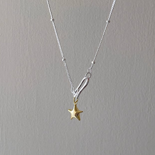 Star Point Sterling Silver Necklace