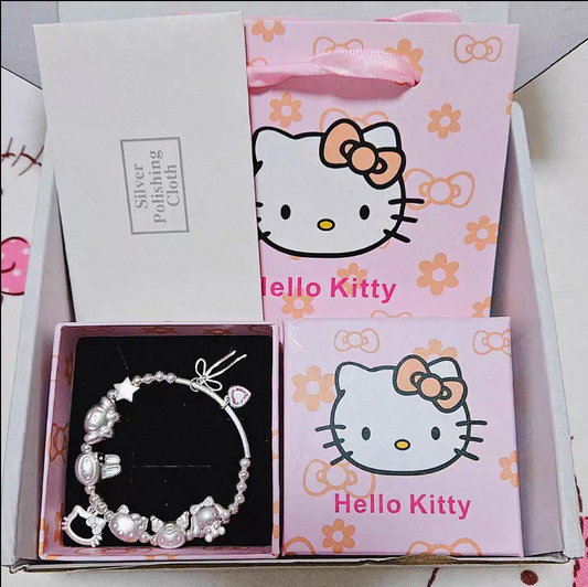 Sanrio 999 Silver Bracelet-Heavy weighted Comes with exclusive Packing