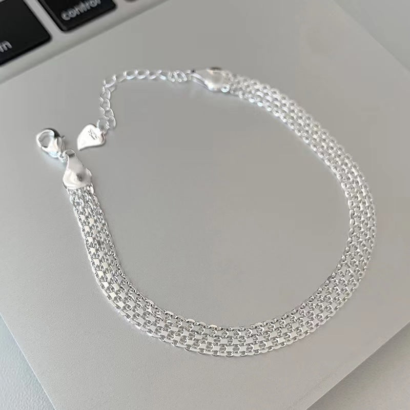 Mesh Woven Sterling Silver bracelet