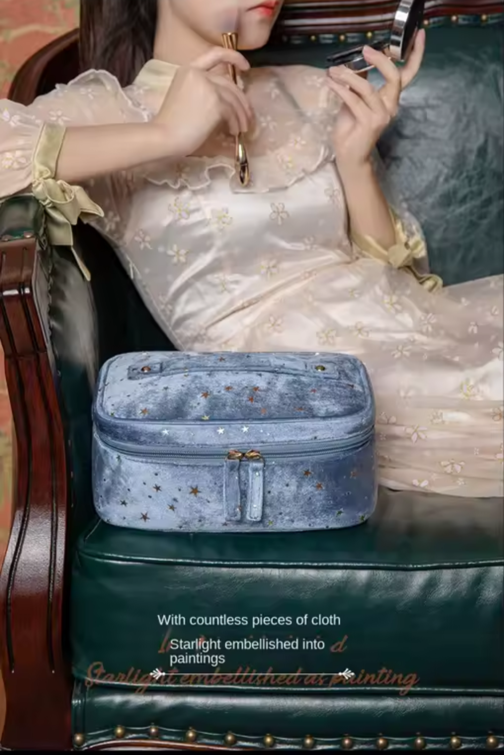 Starry Sky Velvet Storage Bag