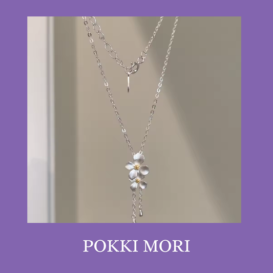 Gardenias Silver 999 Necklace with lab certificate