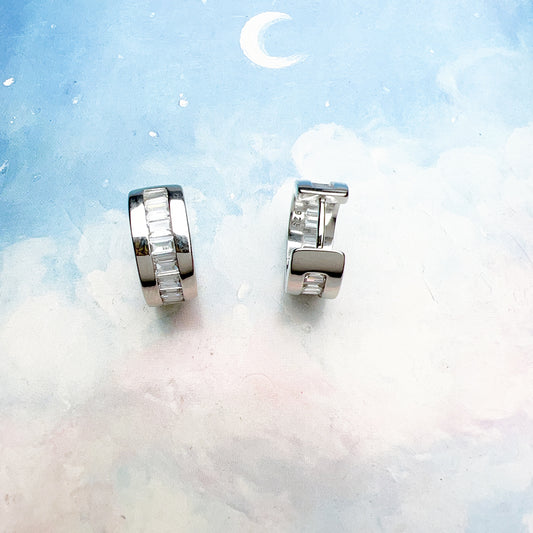 Dainty little Hoop earrings Sterling Silver with certificate