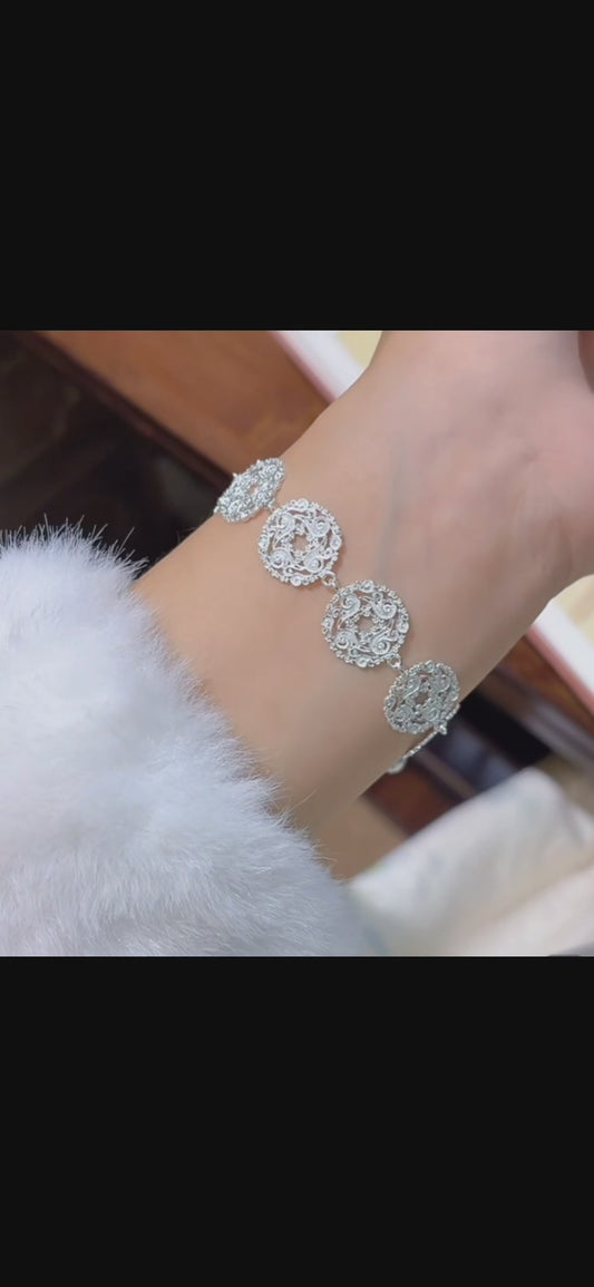 Promised myself 999 Silver Bracelet with lab Certificate