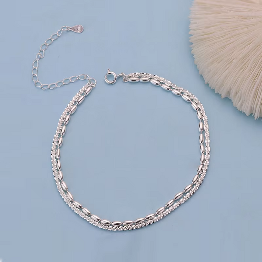 Vintage wovens Sterling Silver 925 Bracelet