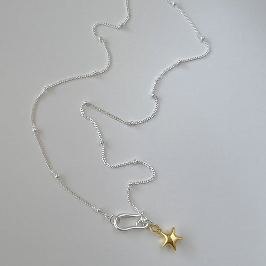 Star Point Sterling Silver Necklace