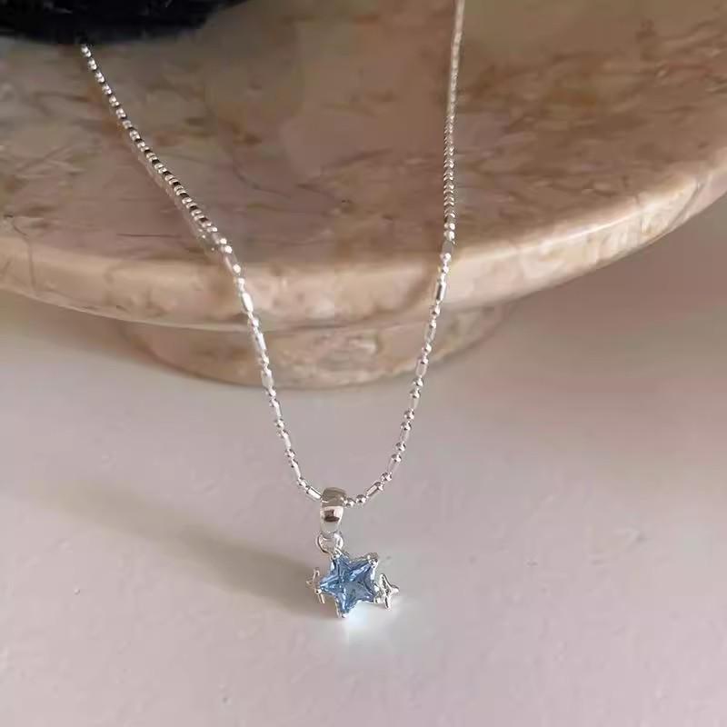 Sterling Silver Star Pendant Necklace