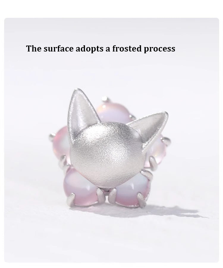 Cute Cat Sterling Silver 925 Stud earrings