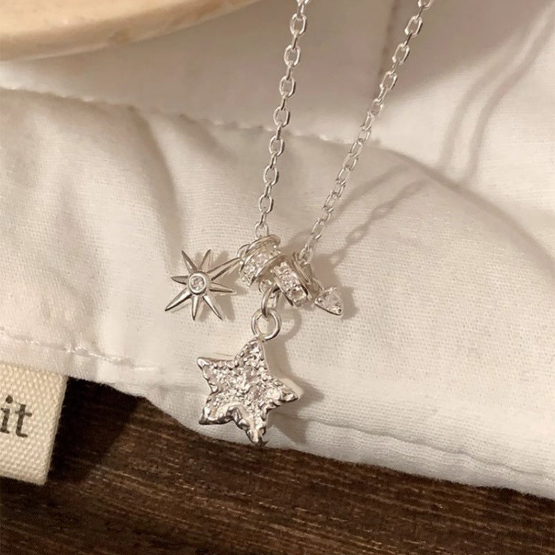 Star Sub Sterling Silver 925 Necklace
