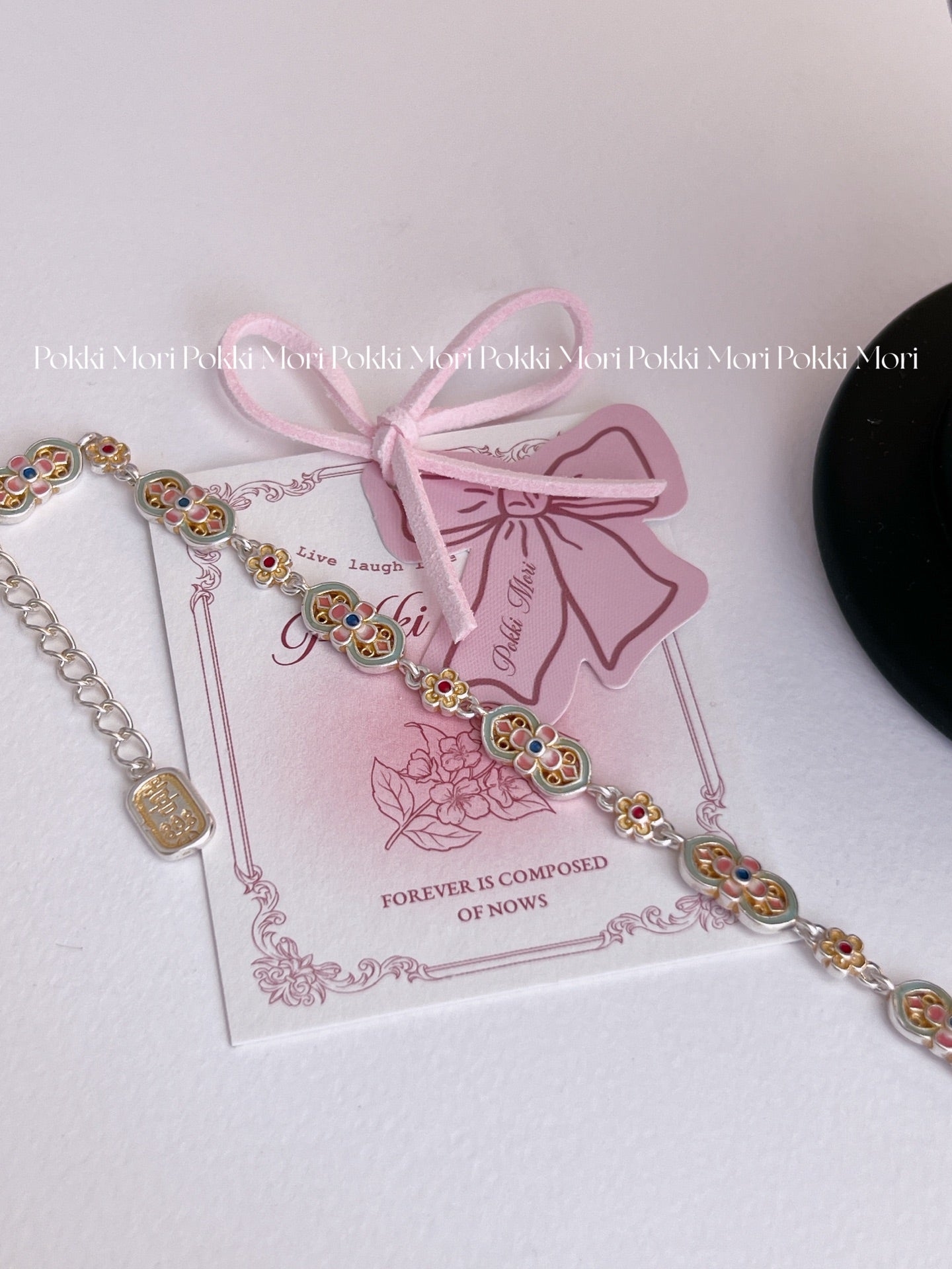 Traditional Good luck Koi Bracelet Sterling Silver