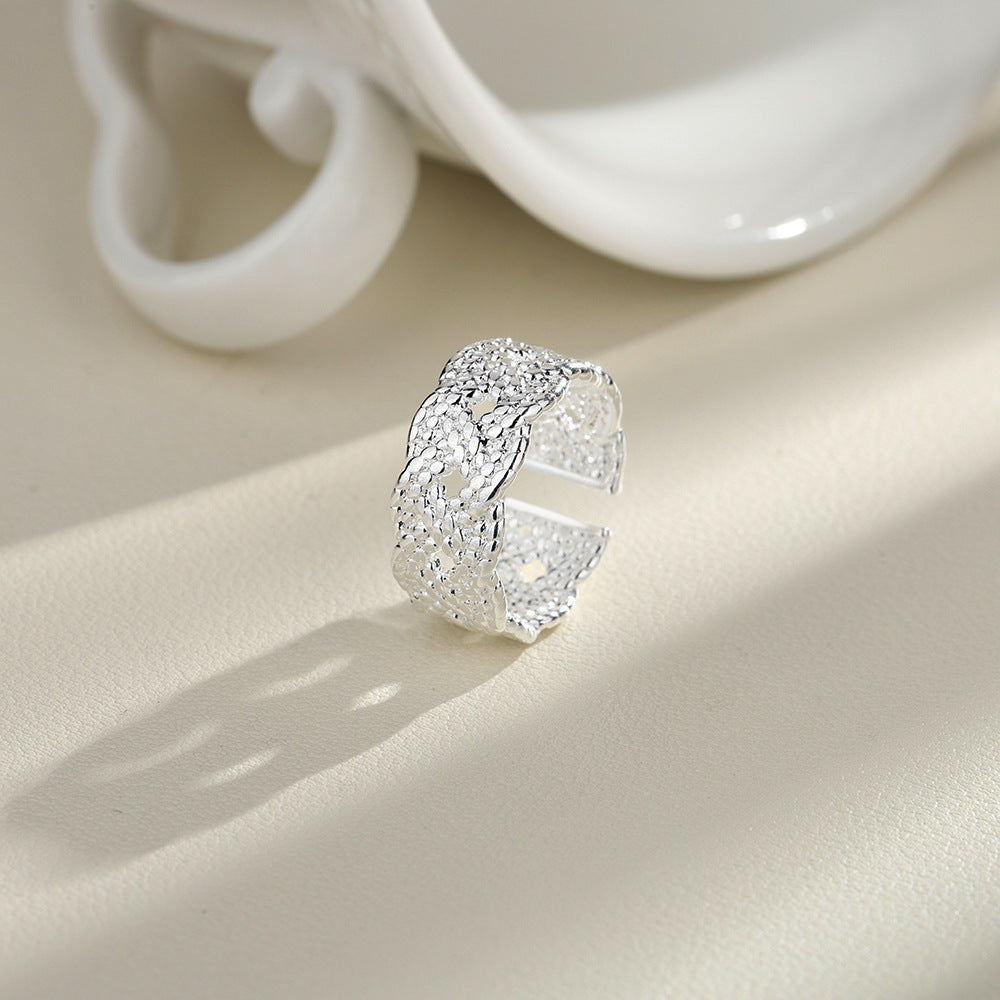 Woven Promise Sterling Silver Ring