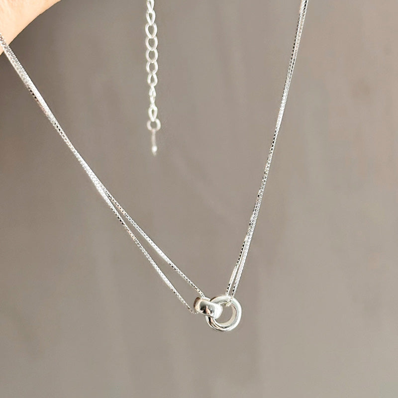 Linked together Sterling Silver Necklace