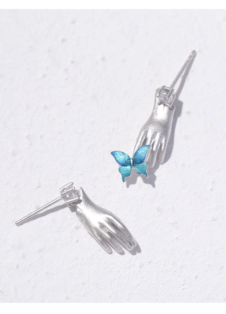 Rebirth Internal Sterling Sliver Earrings