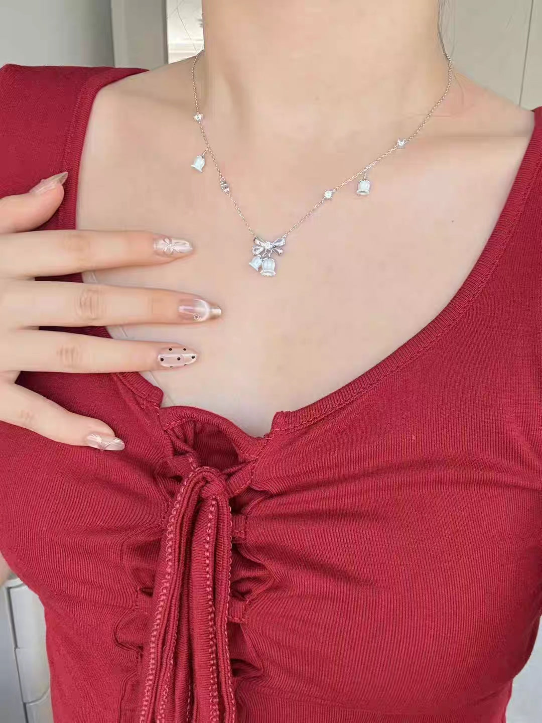 Bell owner Sterling Silver 925 Necklace with Lab certificate