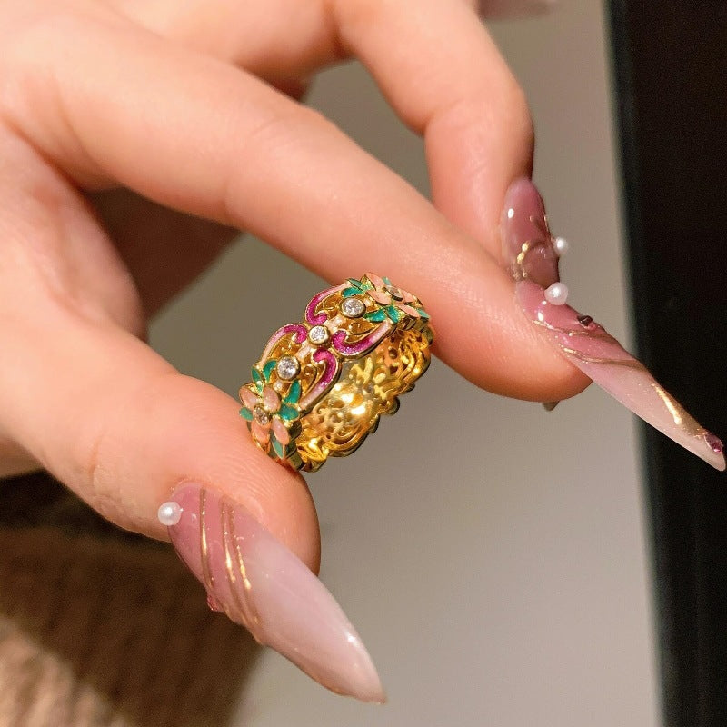 Traditional 18k Gold Filled Moonstone Ring