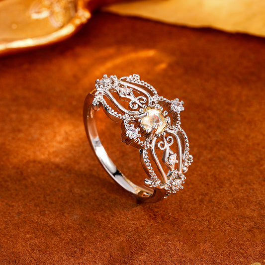 Pink Princess Sterling Silver 925 Ring