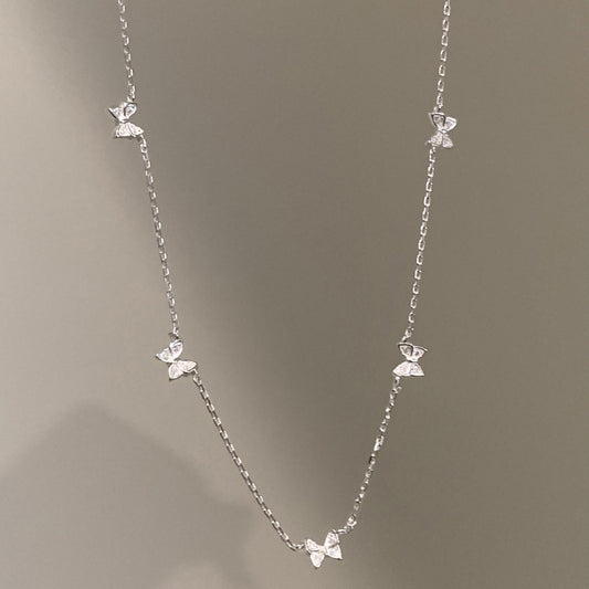 Butterfly Sterling Silver 925 Necklace