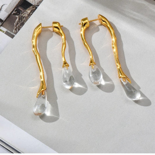 Droplets 18k Gold Filled Earrings