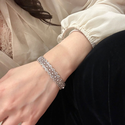 Lacey Feelings Sterling Silver Bracelet bangle