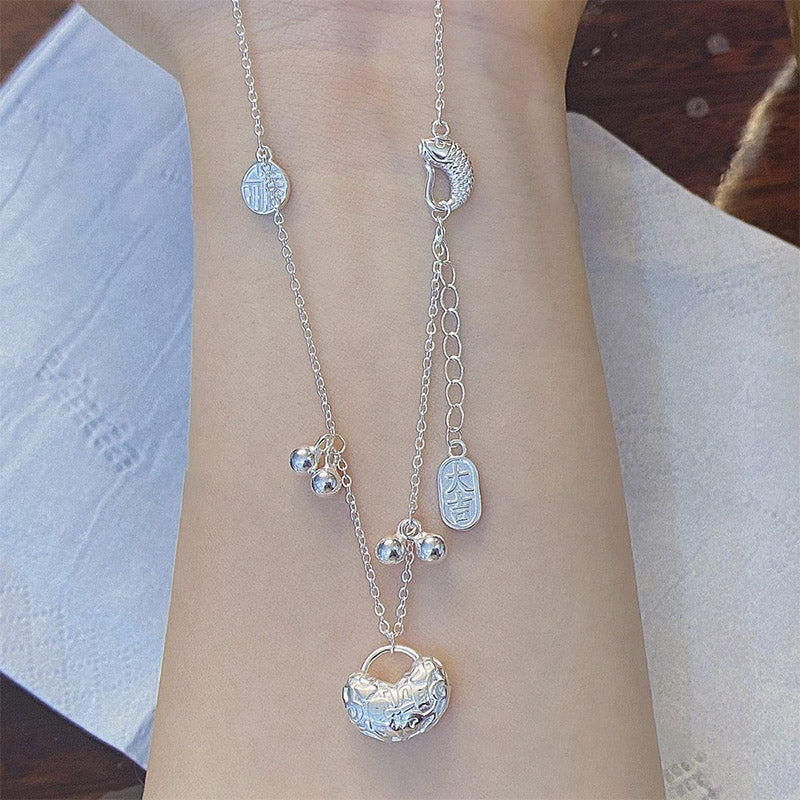Good luck charm Necklace Sterling Silver 925