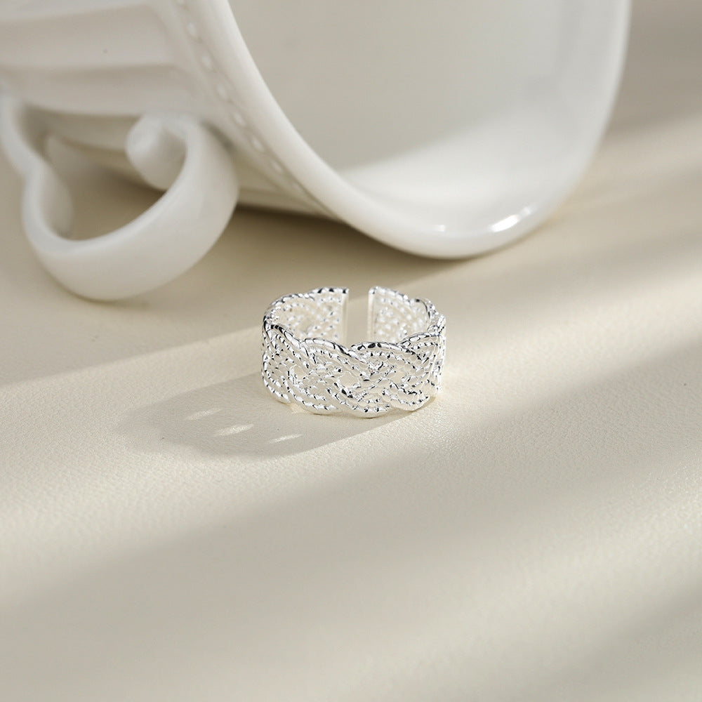 Woven Promise Sterling Silver Ring