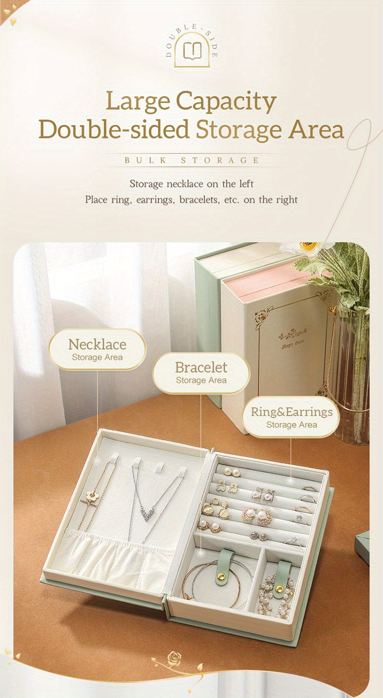 Magic Book luxurious Jewelry Box