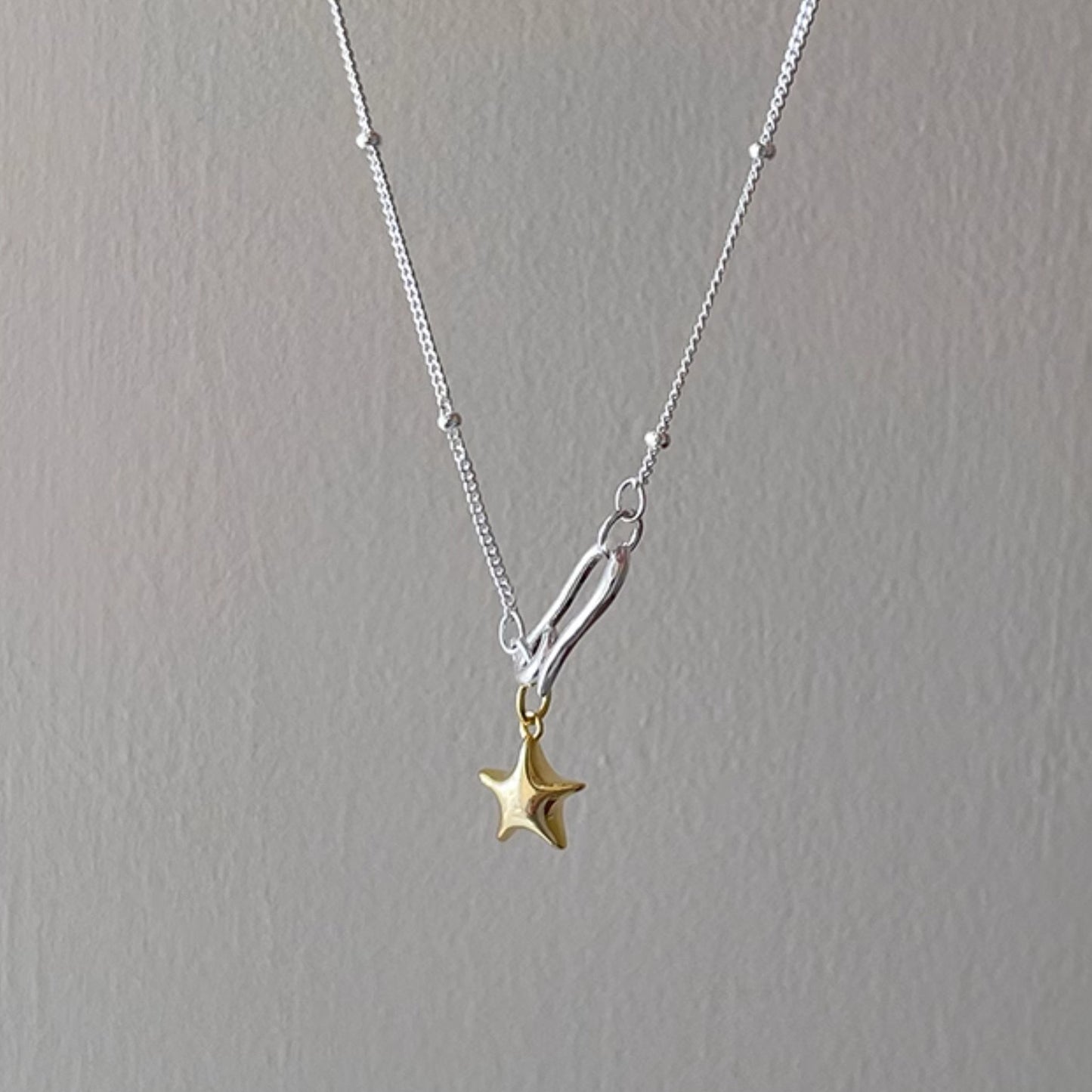 Star Point Sterling Silver Necklace