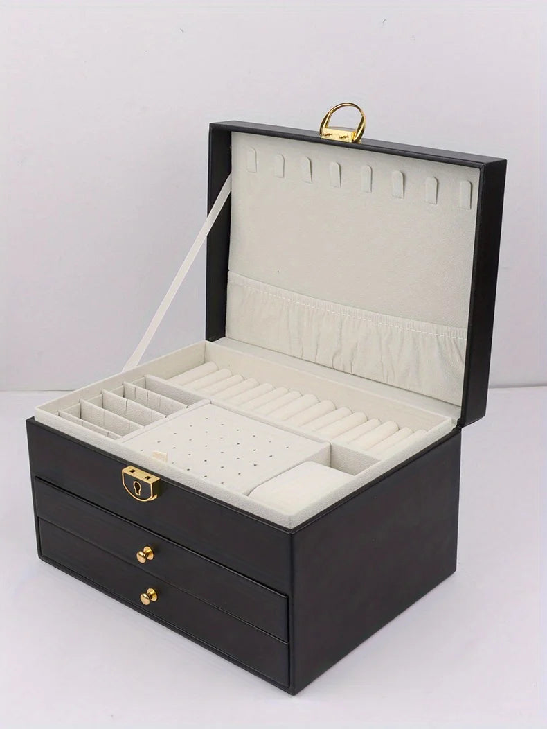 Luxurious Large Capacity Jewelry Storage Box
