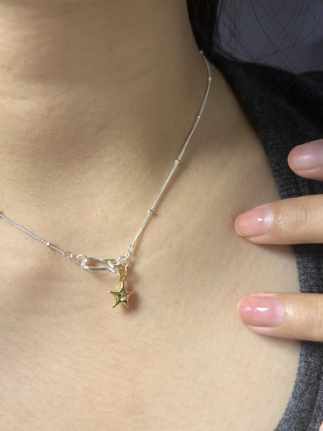 Star Point Sterling Silver Necklace