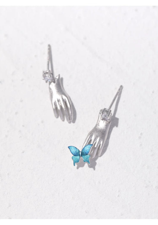 Rebirth Internal Sterling Sliver Earrings