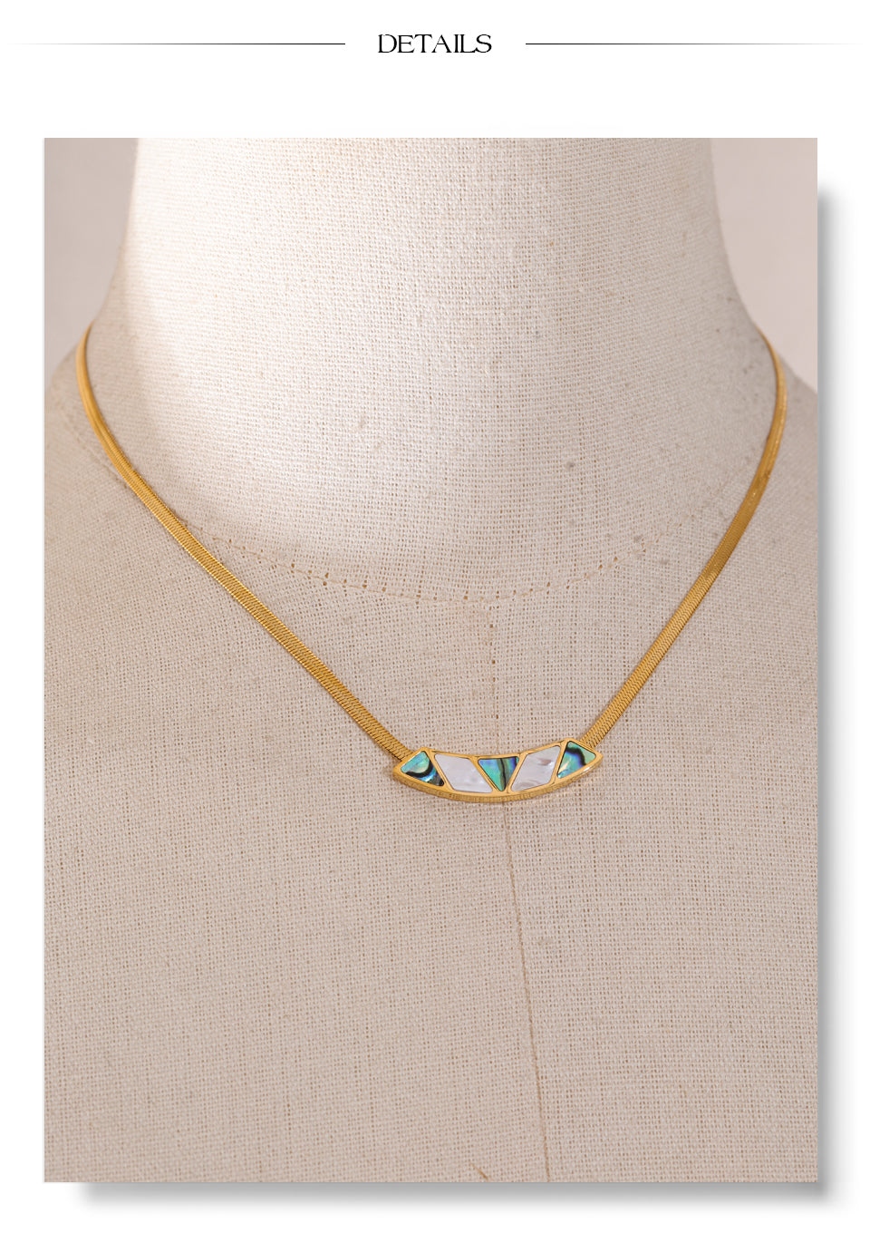 Egyptian Style Necklace 18k Gold Filled