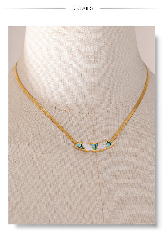 Egyptian Style Necklace 18k Gold Filled
