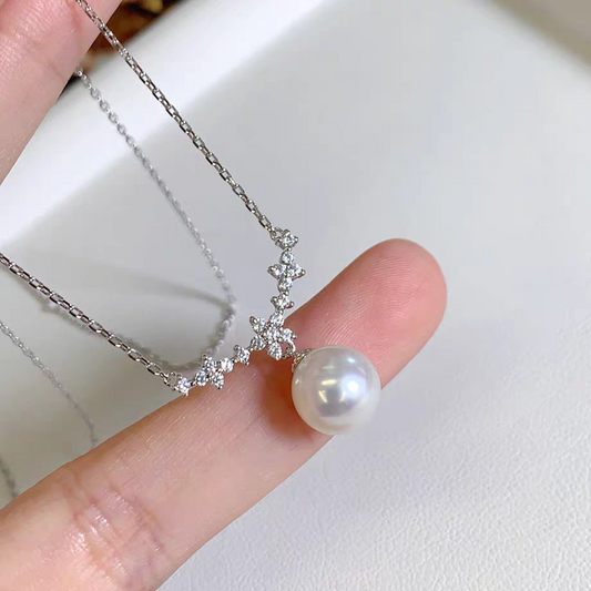 Oceania 925 Sterling Silver Necklace with lab Certificate