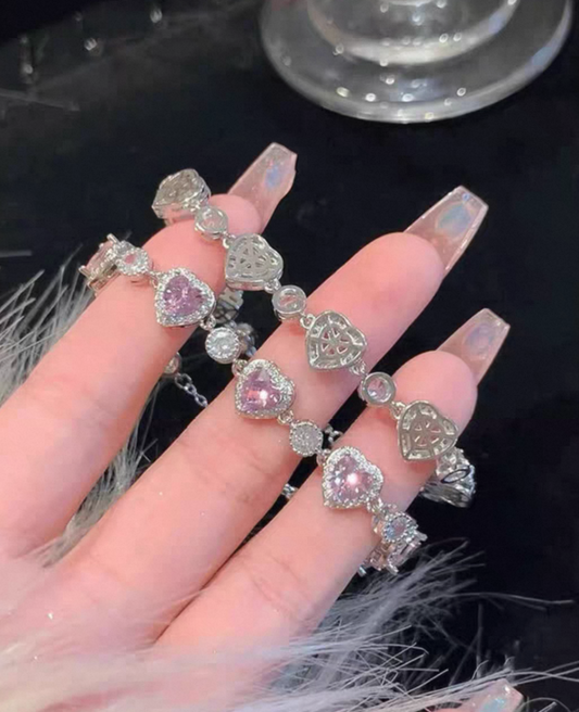 Heart's Desire 999 Silver Bracelet with Lab Certificate 15+3cm