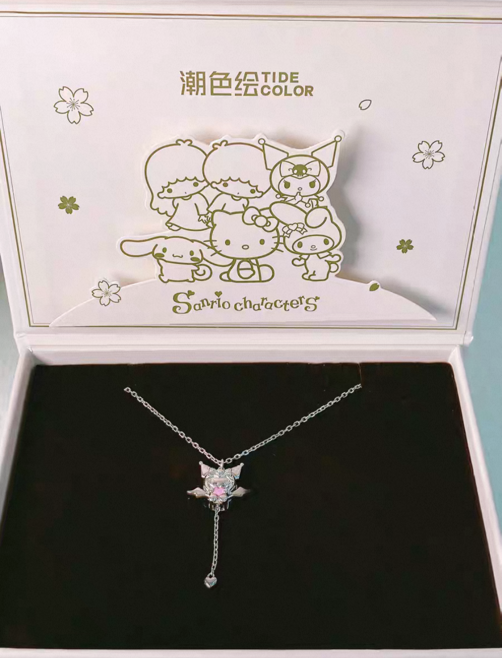 Sanrio Kuromi Sterling Silver 925 Necklace with exclusive Gift Packing