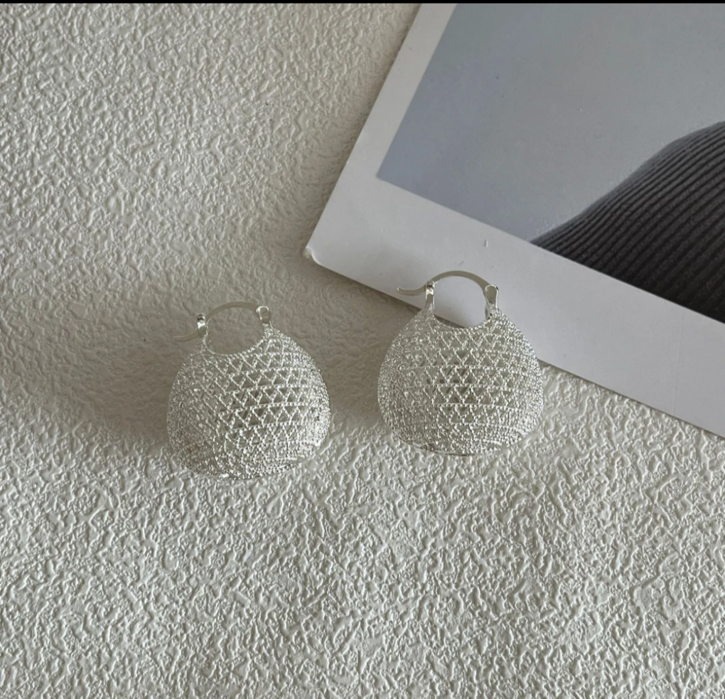 Vintage Carolina Sterling Silver 925 Earrings