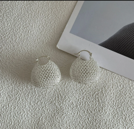 Vintage Carolina Sterling Silver 925 Earrings