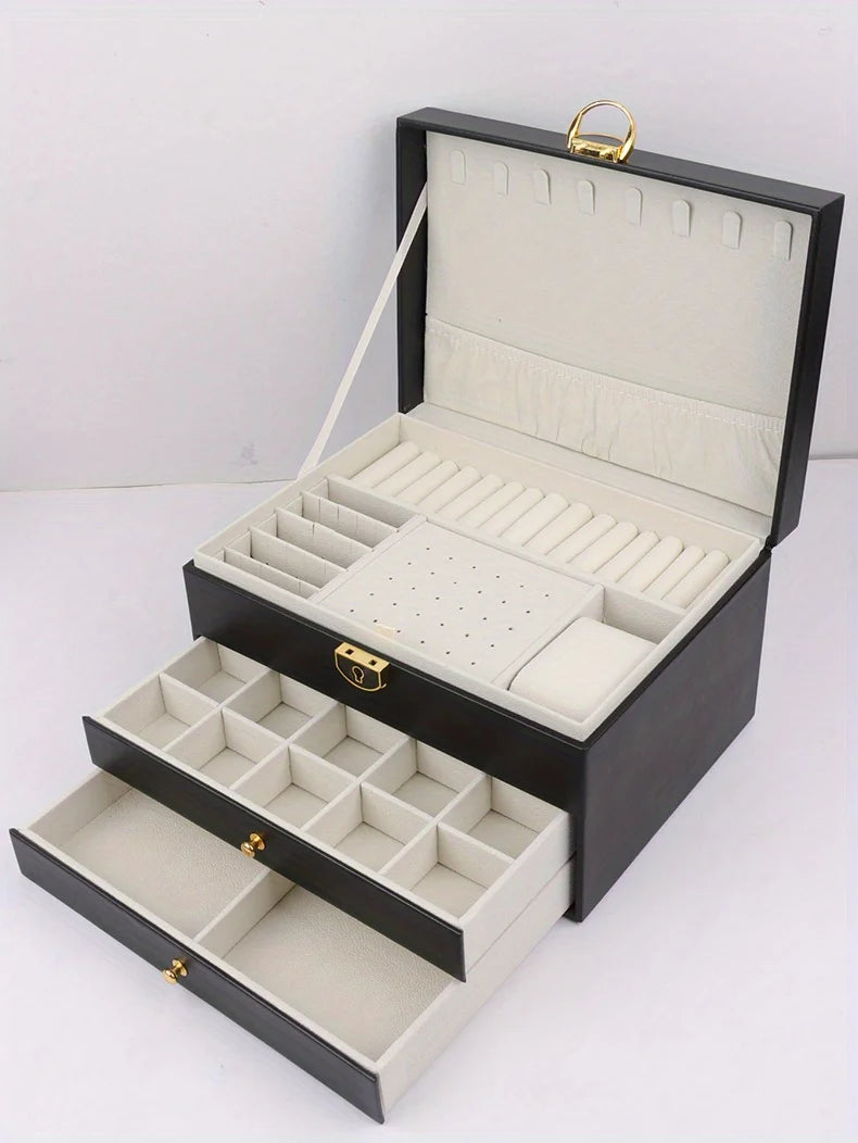 Luxurious Large Capacity Jewelry Storage Box