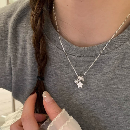 Star Sub Sterling Silver 925 Necklace