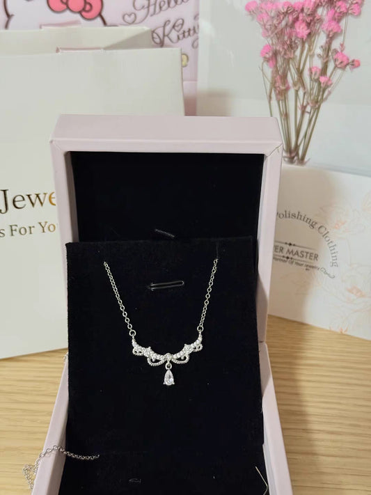 Princess bride 999 Silver Necklace with lab certificate