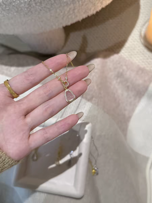 Traditional Guard Jade Sterling Silver Certified Necklace 40+5cm