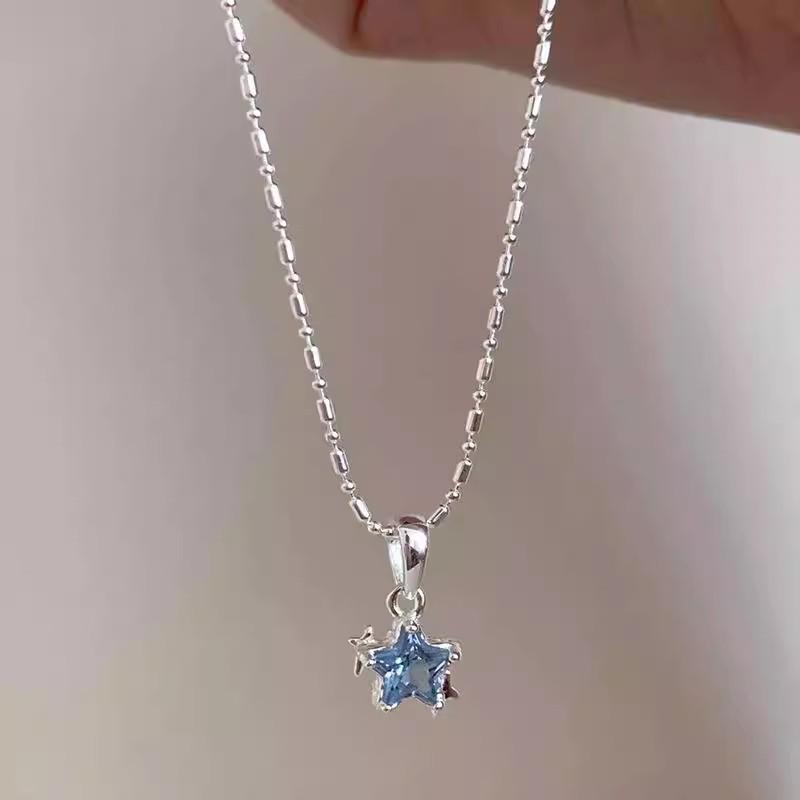 Sterling Silver Star Pendant Necklace