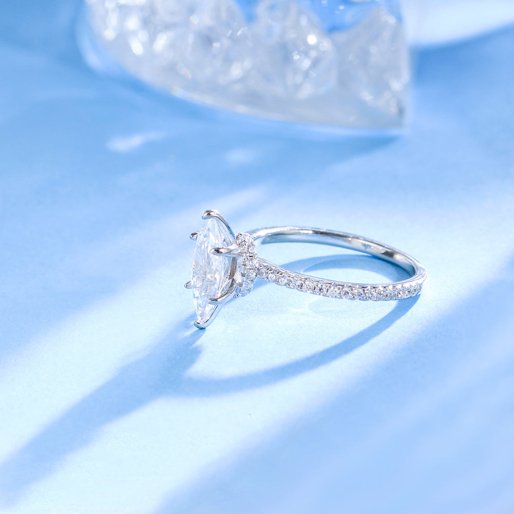 Marquise echo Sterling Silver 925 Ring