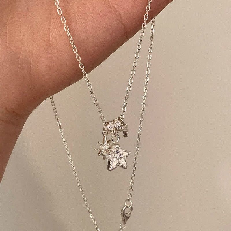 Star Sub Sterling Silver 925 Necklace
