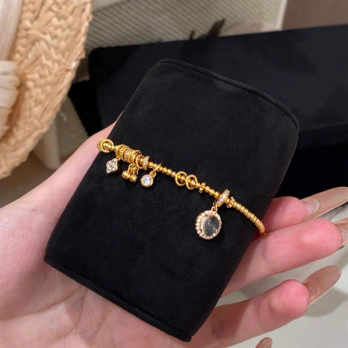 18k Gold Filled Charms Bracelet